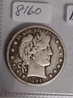 1894 S BARBER HALF DOLLAR - EARLY DATE - GREAT COIN