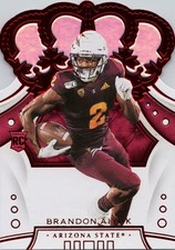 2020 Chronicles Draft Picks Crown Royale Mirror Red Brandon Aiyuk #27 Rookie RC