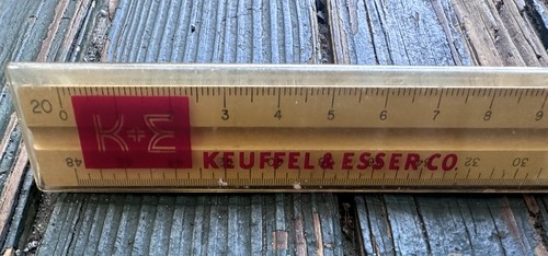 Keuffel & Esser Triangle Ruler K&E Co. Star Quality #31636 - Picture 2 of 9