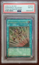Yu-Gi-Oh! Emergency Teleport Ultimate Rare TDGS-EN053 PSA 8