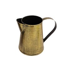 Metal Vase Decorative Shabby Pitcher Flower Holder Metal Vase with Handle5095
