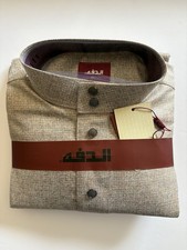 58 LARGE Daffah High Quality Men WINTER Thobe Cultural Jubba FLAT SLEEVE