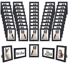 Set of 50 Picture Frame Bulk Photo Frames Wall Mounting Simple Photo Frames M...