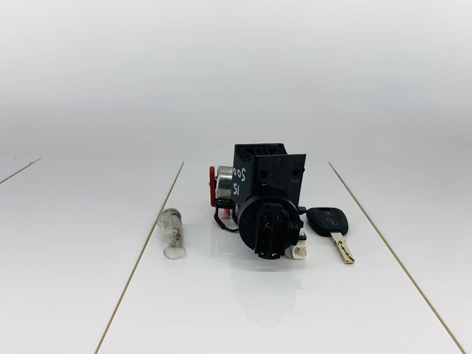 12-19 FIAT 500 LEFT DRIVER SIDE STEERING COLUMN IGNITION LOCK SWITCH W/ KEY OEM - Image 3 of 4