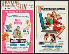 The Parent Trap (Buena Vista, 1961/R-1968). Window Cards (2) (14" X 22"). Comedy