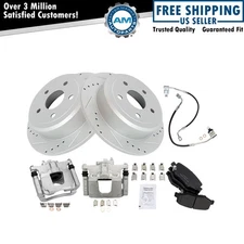 Performance Brake Pad & Rotor Kit Ceramic Fits Jeep