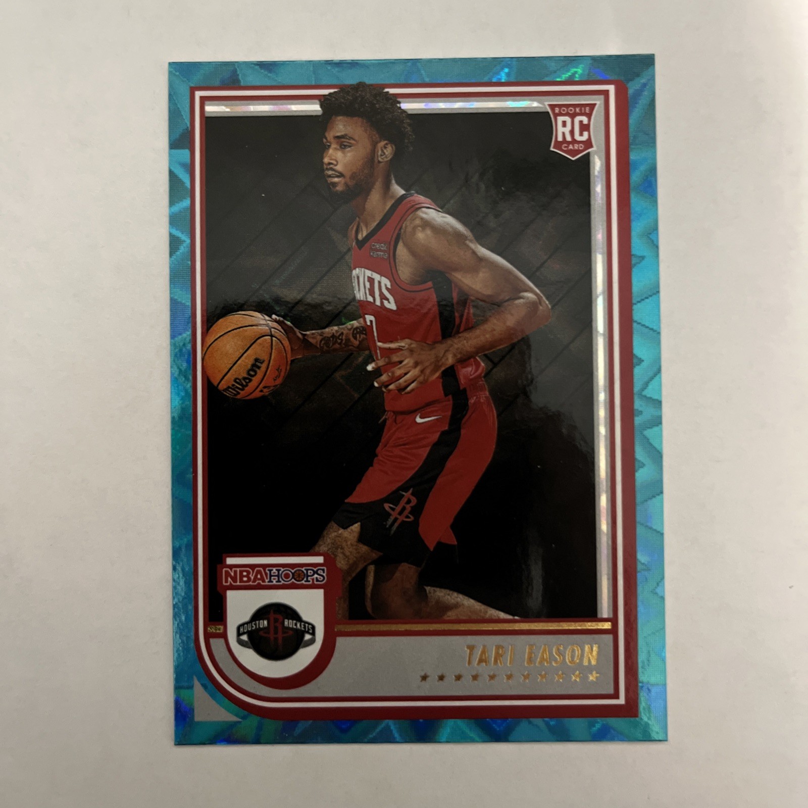 2022-23 Panini NBA Hoops - Rookies Teal Explosion #247 Tari Eason (RC)