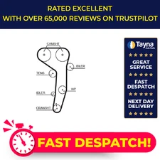 Timing Belt fits MITSUBISHI LANCER Mk8 2.0D 2008 on Gates MN980100 Quality New