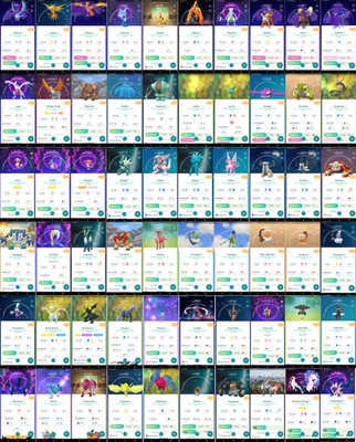 Shiny Pokémon Legendary | PTC Go | Read The Description