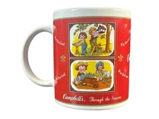 2002 Campbell’s Kids Tomato Garden Mug Houston Harvest Vintage Coffee Cup