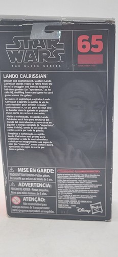 Star Wars Black Series Lando Calrissian 6" Action Figure #65  Disney IOB 2017 - Picture 3 of 7