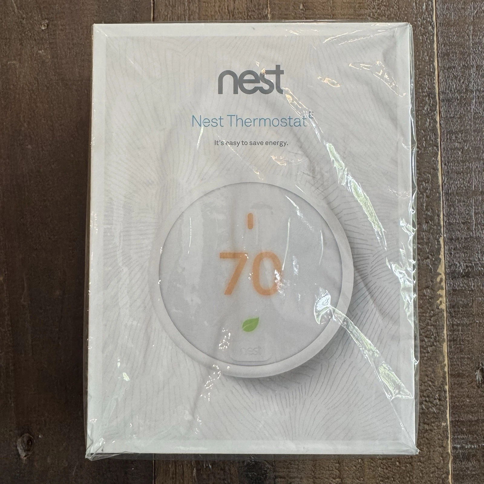 Nest Thermostat e Smart Thermostat T4000ES White Google Open Box New Full Kit