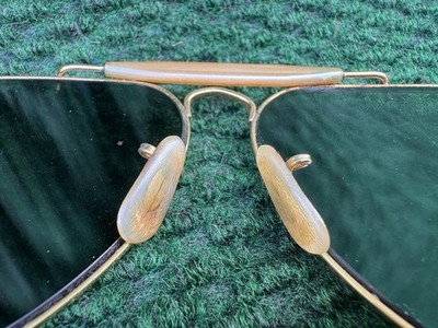 Vintage Ray-Ban Bausch & Lomb B&L Made in USA Gold Aviator