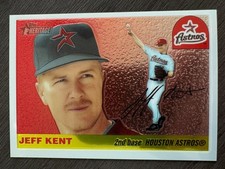 2004 Topps Heritage Chrome Jeff Kent #THC51 Chrome serial /1955