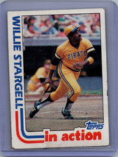 Willie Stargell 1982 Topps Baseball In Action #716 Pittsburg Pirates