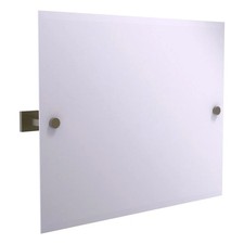 Allied Brass MT-93-ABR Montero Frameless Tilt Bathroom Mirror Beveled Edge
