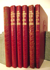 The First to Sixth Year of War In Pictures - by Odhams Press 1950s  - 6 Books