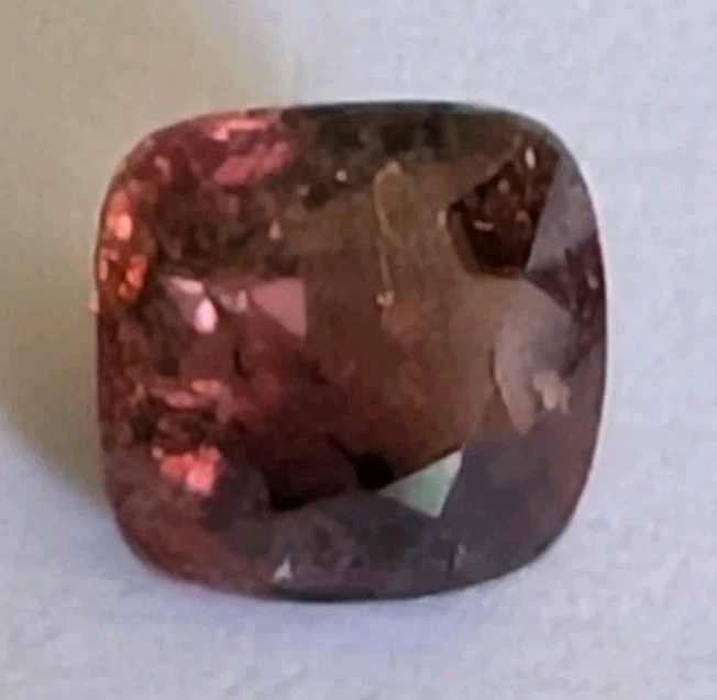 1.75 ct. Orange Saphir Edelstein Kissen Schliff Schmuck unerhitzt  - Bild 4 von 4