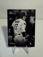 2025 Topps Black And White Baseball Shohei Ohtani #001 Dodgers
