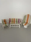 Vintage Barbie 5 Piece Patio Set. Manufactured By The Multi-Toy Corp 1985