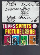 1984 Topps Baseball Unopened Rack Pack Box BBCE - Don Mattingly, Strawberry RC?