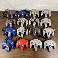 Lot Of 16 BROKEN Nintendo 64 N64 Controllers Official OEM    For Parts As Is