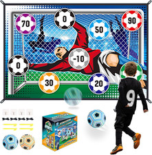 Soccer Ball Game Mat Set, Soccer Ball Indoor Target Toss Party Game, Sports Toys