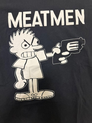 #ad #ad VINTAGE Tesco Vee The Meatmen Band AUTHENTIC T Shirt Men’s Size Med. Black $30.00