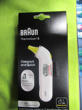 Braun ThermoScan 3 Compact Ear Thermometer Gentle Accurate High Speed IRT 3030