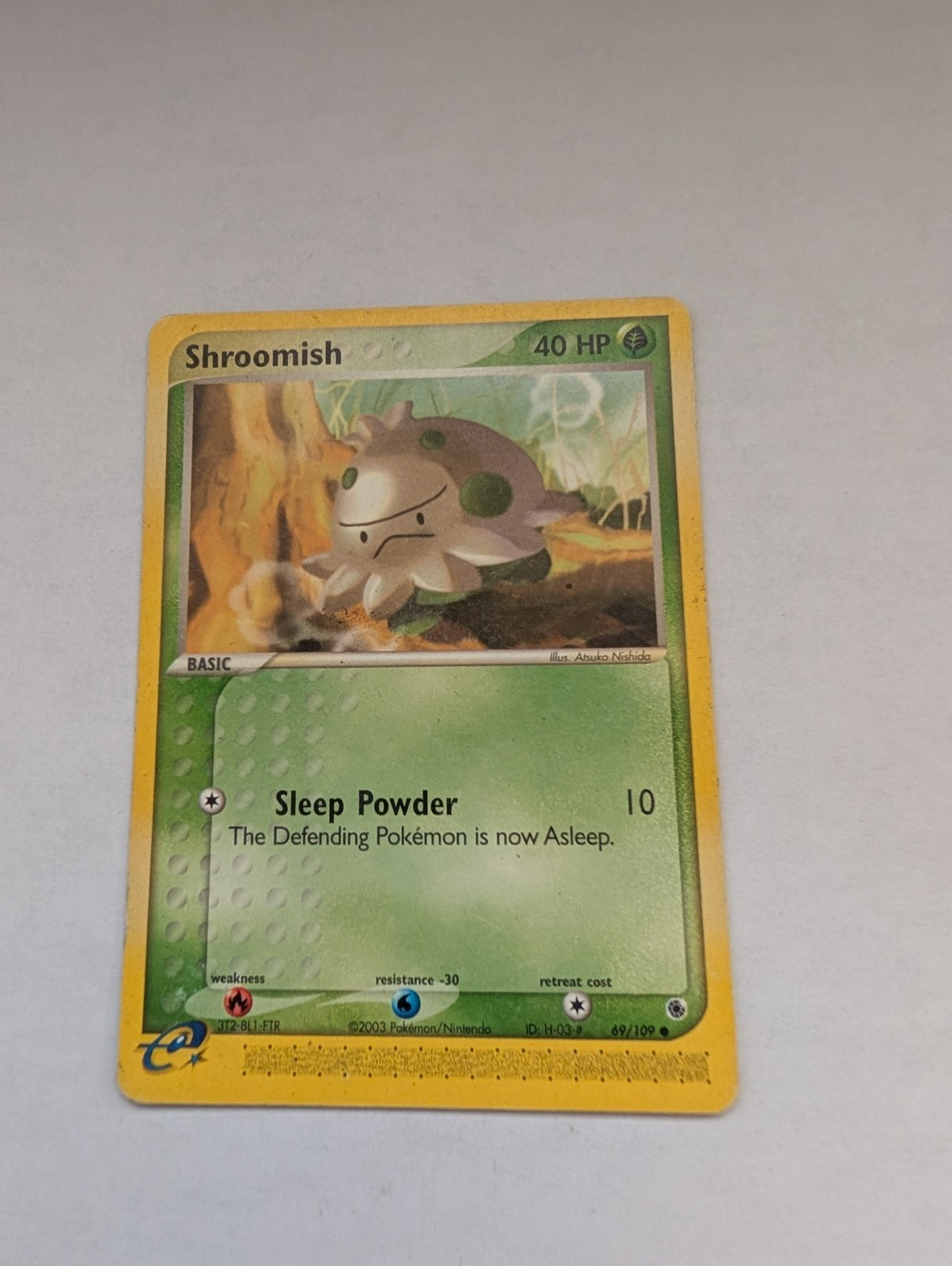 Pokemon TCG Ruby & Sapphire Card | Shroomish 69/109 Common