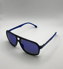 New Carrera Men's Sunglasses CA 8035/S 003/W3 Matte Black Blue 58mm