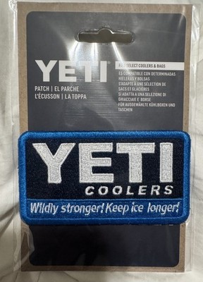 NEW 20th Anniversary YETI COLLECTORS' PATCHES WILDLY STRONGER!!