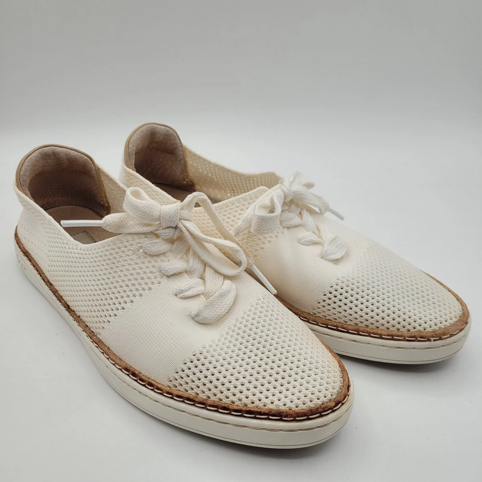 Scarpe donna UGG misura 9 basse stringate sneakers casual microfibra pinkett