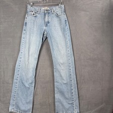 Tommy Hilfiger Classic Boot Jeans Womens 2R Light Wash Blue Denim Y2K 100 Cotton