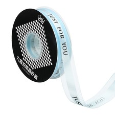 Satin Ribbon Just for You Ribbon for Wrapping 1" x 49 Yards Light Blue
