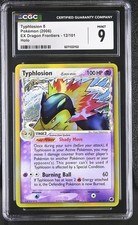 CGC 9 MINT Typhlosion 2006 EX Dragon Frontiers 12/101 Holo Pokemon Card