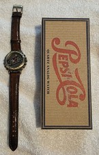 Vintage 1990s Pepsi-Cola Bottle Cap Wristwatch – New Battery, Working, with Box