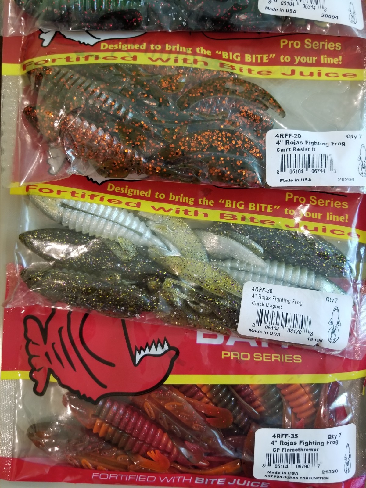 Huge Big Bite Baits Lures Bundle - Creatures, Tubes, Dropshots and More!
