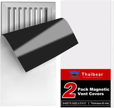Magnetic Vent Covers, 5.5" X 12", 2 Pack Strong Air Vent Covers for Home Floo...
