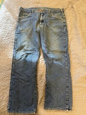 Vintage L.L.Bean Flannel Lined Jeans Men’s Made in USA Talon Zip Denim size 40