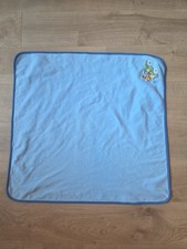 Baby Starters Blanket Blue Lion Giraffe Jeep Elephant Jungle Cotton Safari 29