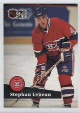 1991-92 Pro Set Stephan Lebeau #120 0a4