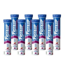 Fast&Up Reload Megapack – 160 Effervescent 20 count (Pack of 8), Lemon & Lime 