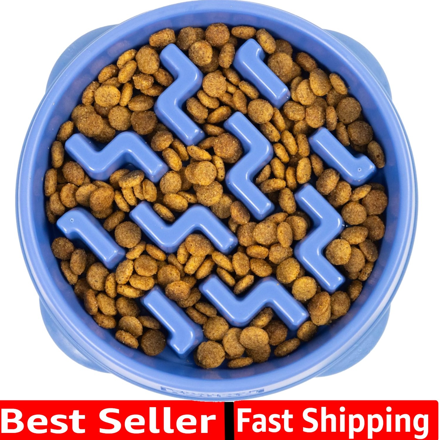 Fun Feeder Slo Bowl &ndash; Medium 2‑Cup Capacity, Slow Feeding, Small to Medium Do...