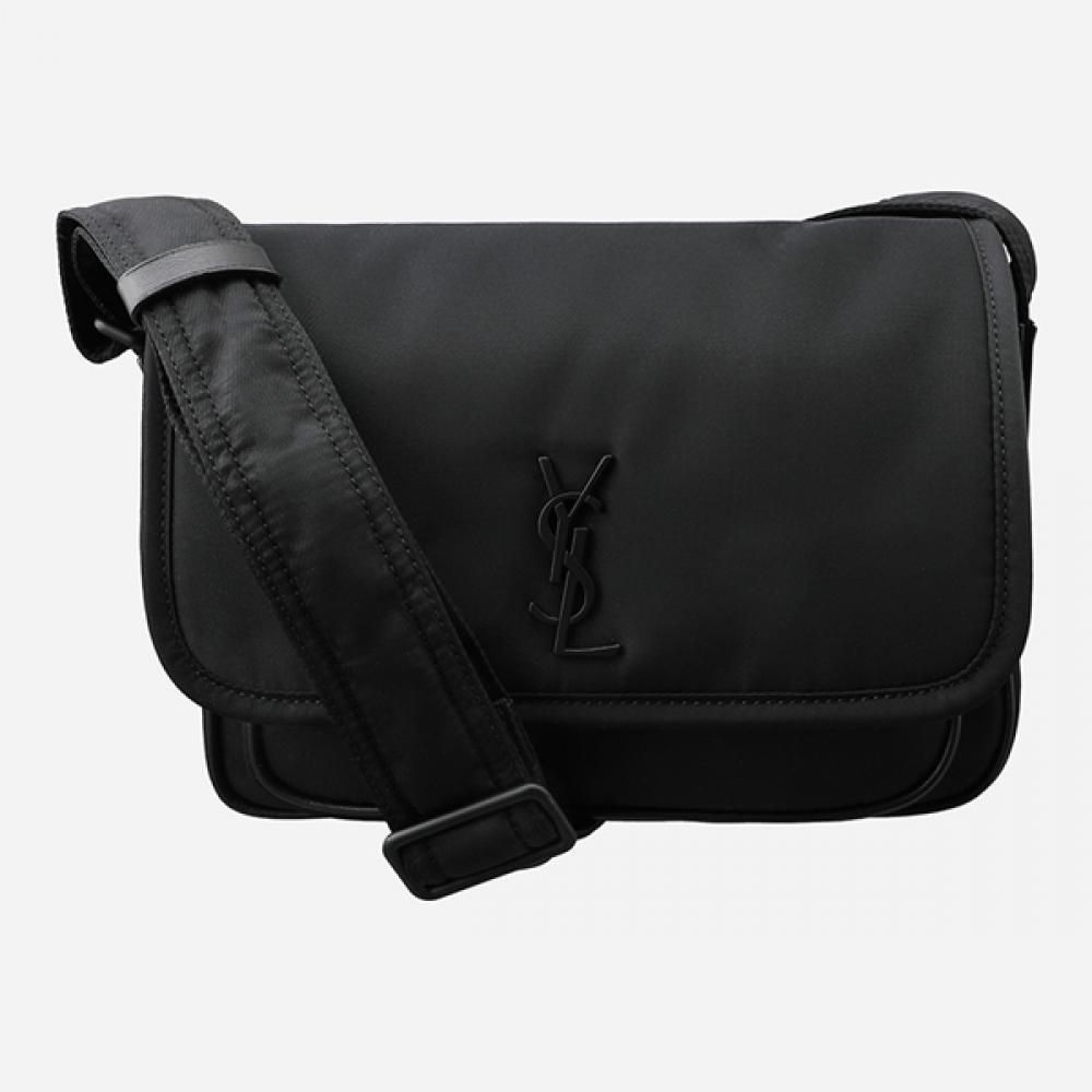 Borsa a tracolla piccola Saint Laurent 5S Nicky nylon nera 776611 FACKH 1000