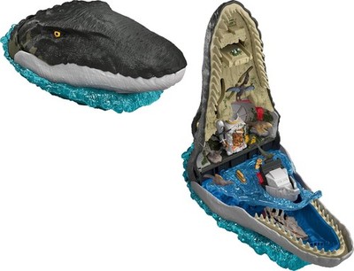 Jurassic World Rebirth Deluxe Mosasaurus Playset with 7 Interactive Features New