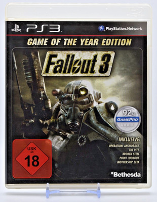 Fallout 3 Game Of The Year PS3/Playstation 3 Top Zustand