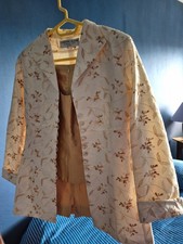 Ensemble de cérémonie 3 pièces en soie sauvage TTBE vintage