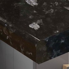 Black Flint Kitchen Worktop – 1000mm x 600mm x 38mm – High Gloss Finish