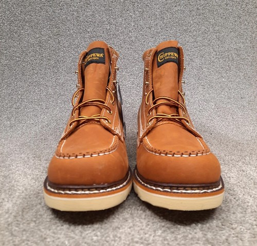 Chippewa Edge Walker Boots Men 11.5 D Brown Waterproof Leather Soft Toe ED5312 - Picture 3 of 13